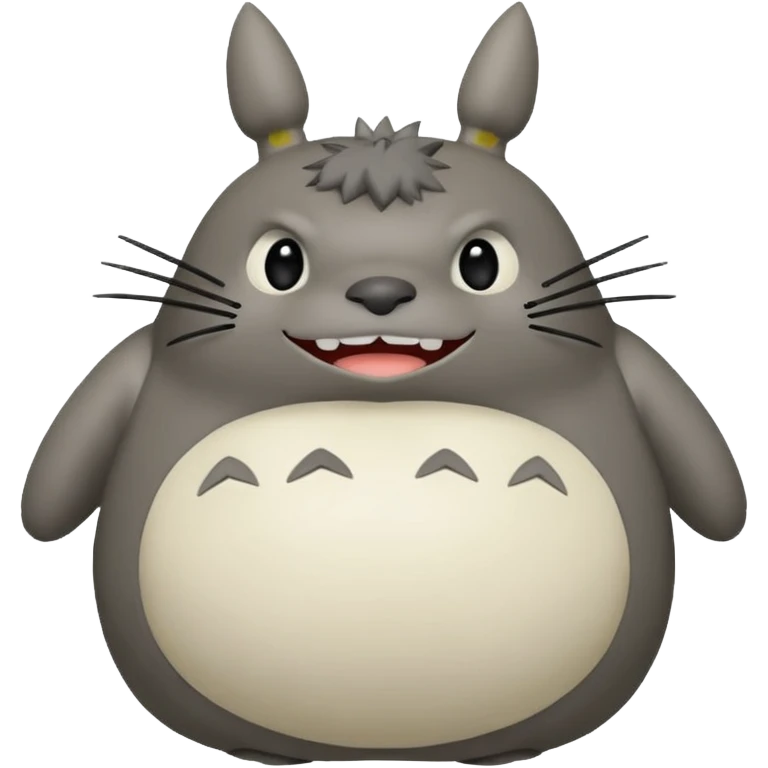 Totoro as a pogchamp emoji emoji