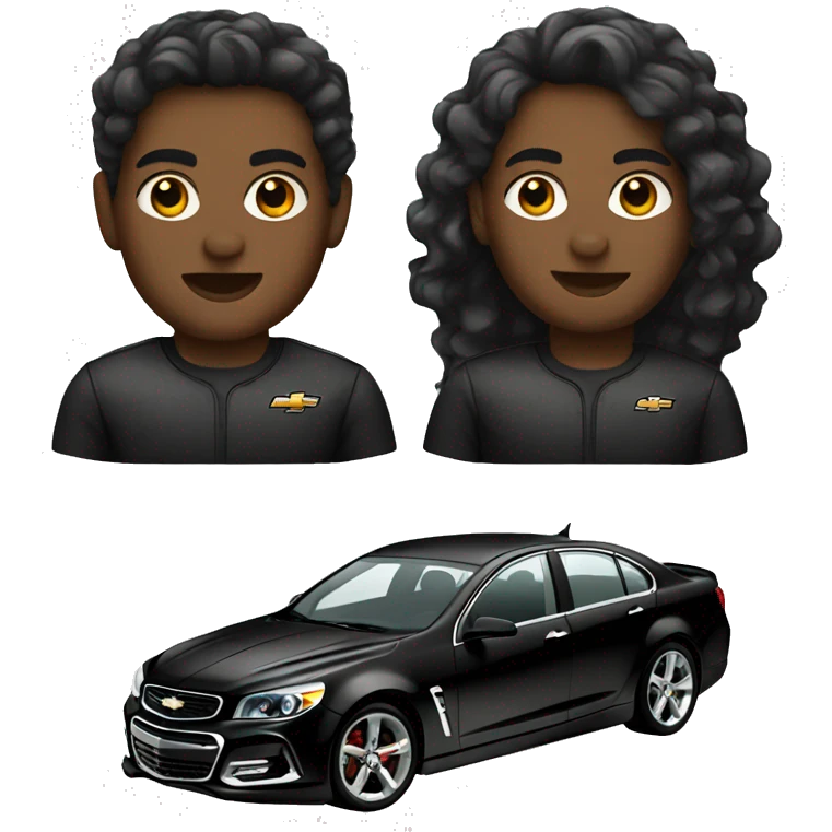 black chevy SS emoji
