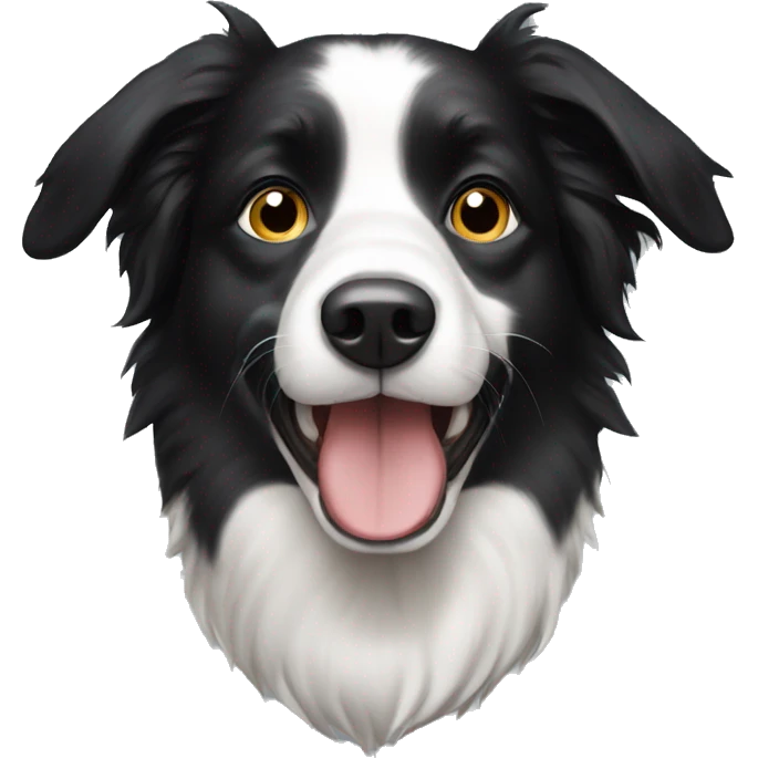 Dog border collie  emoji