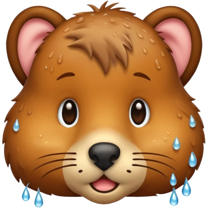 animal wiping its nose emoji