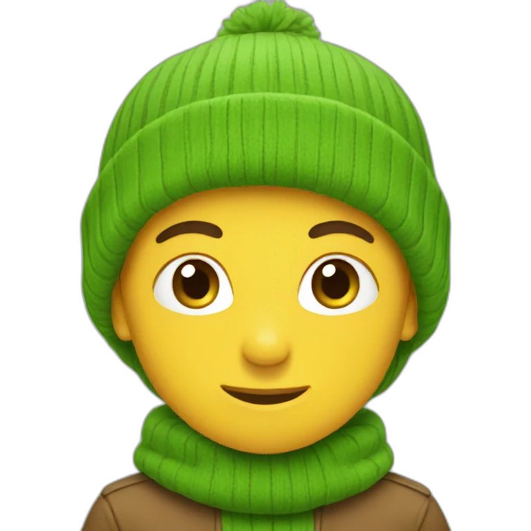 GreenBeanie emoji