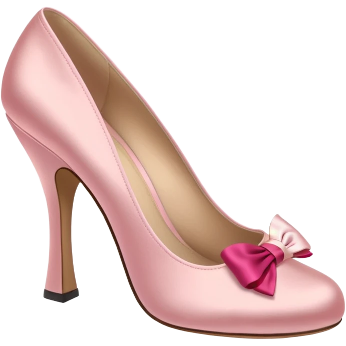 Soft pink shoes emoji