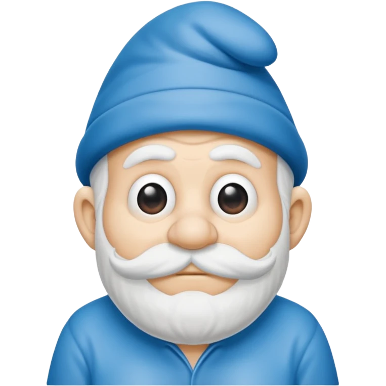 grandfather smurf  emoji