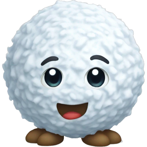 Snowball emoji