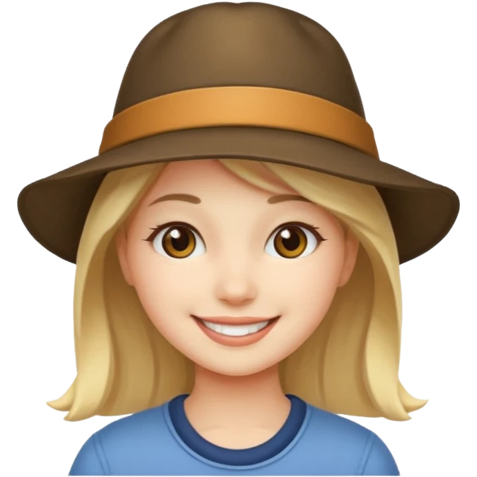 girl hat emoji