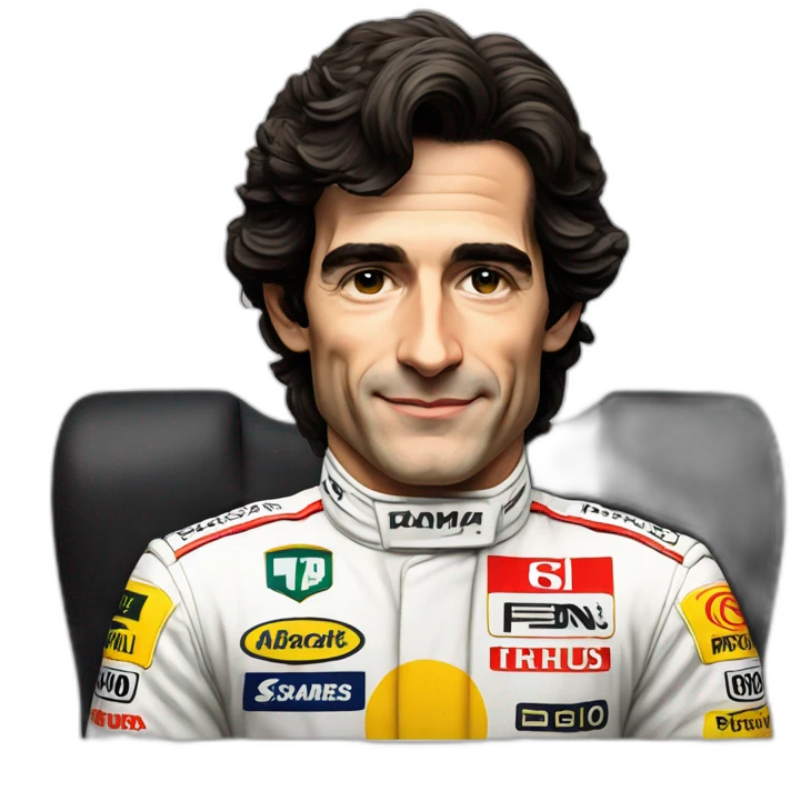 Ayrton Senna f1 emoji