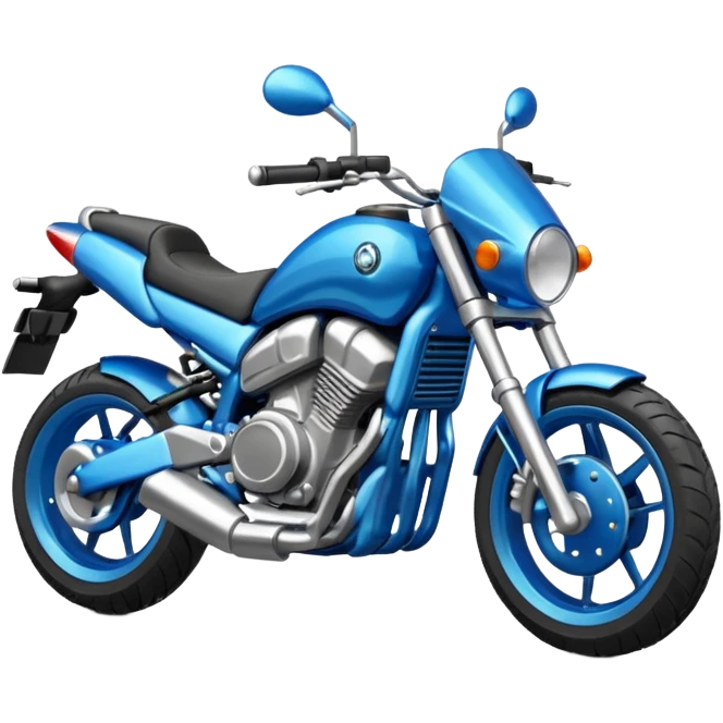 Moto SBR azul emoji