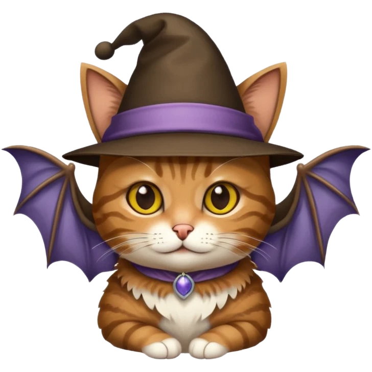 Cat hat bat emoji