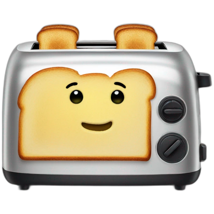 A toaster that is made of glass emoji