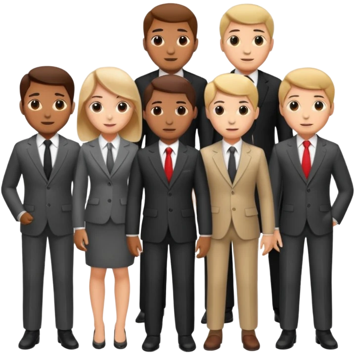 group of people, media agency emoji