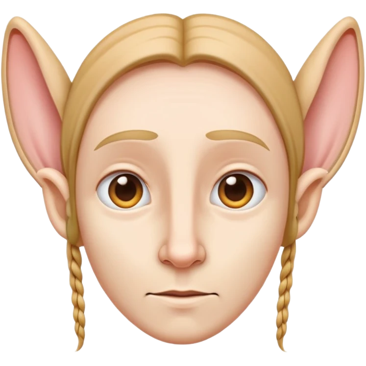 Character with very long ears emoji