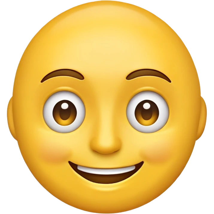 smiling emoji raising eyebrows emoji