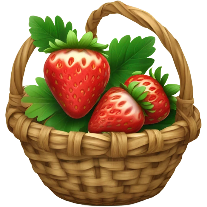 Strawberry basket emoji