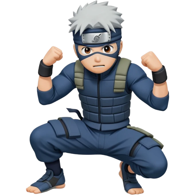 Kakashi do the the rock famous move emoji