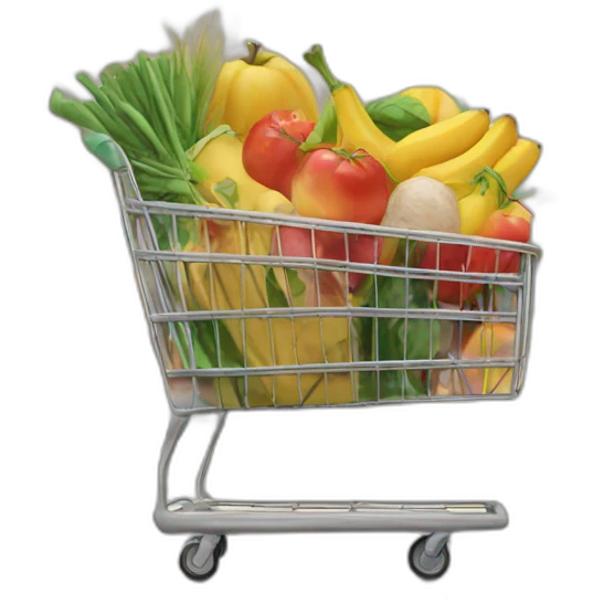  grocery with cart emoji