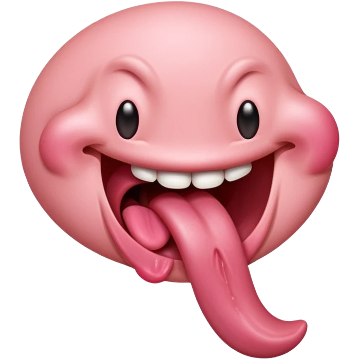  tongue sticking out, only tongue  emoji