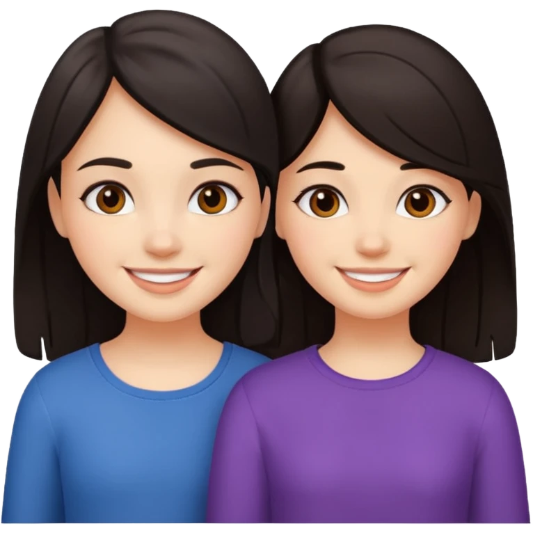 two--girls-best-friends-darkhair-darkhair emoji