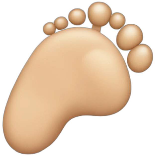 foot emoji