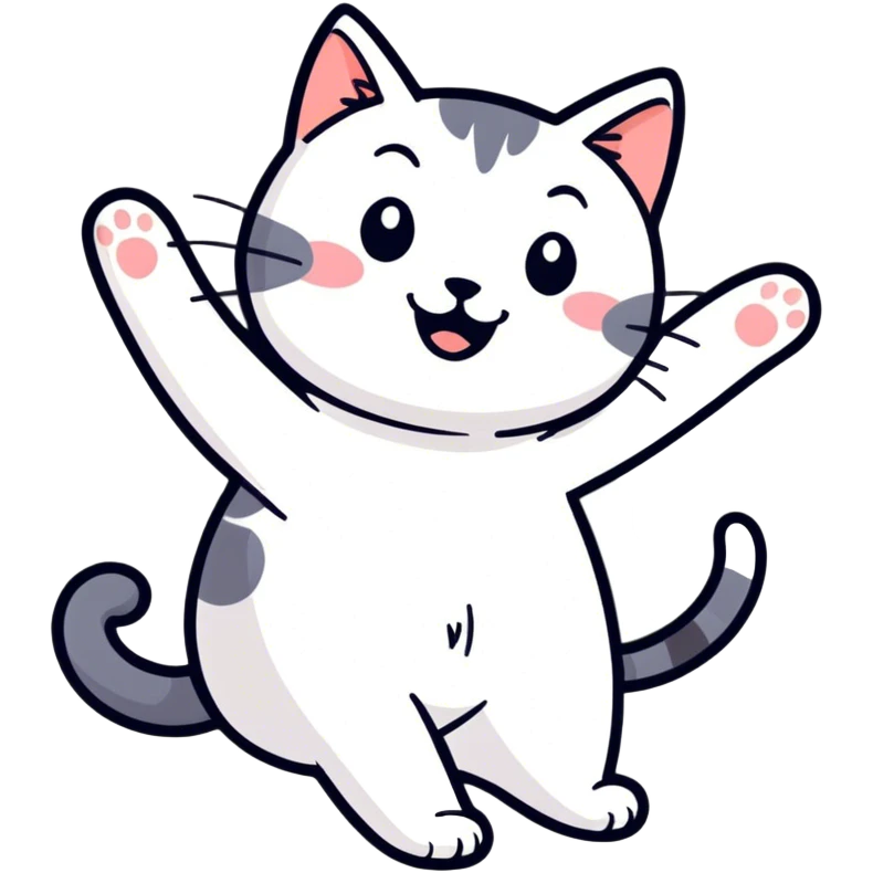 Cat dancing  emoji