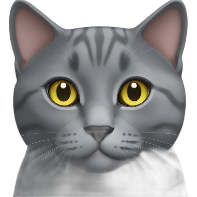 Chartreux cat emoji