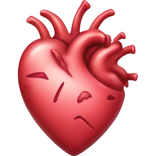 Y2K inspired heart  emoji