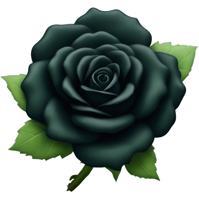 Black rose emoji