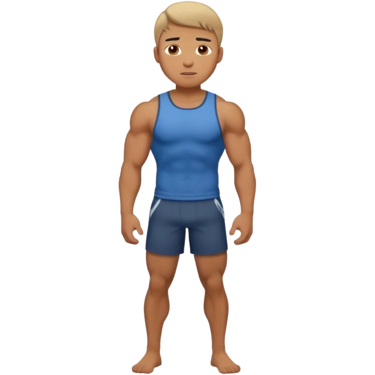Naked guy standing up emoji