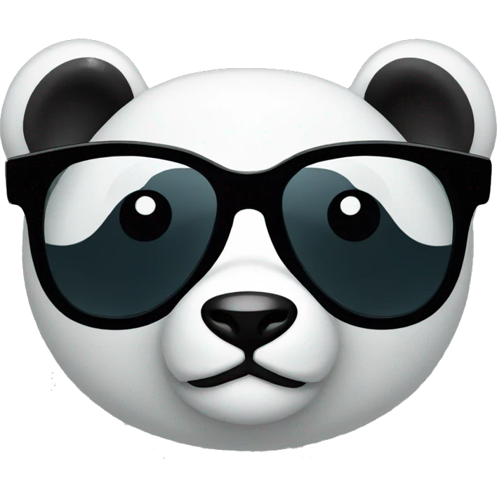 Panda sunglasses  emoji
