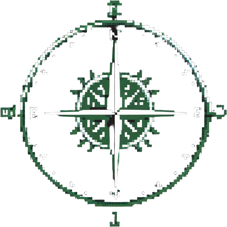 Army tactical compass with NATO symbol emoji