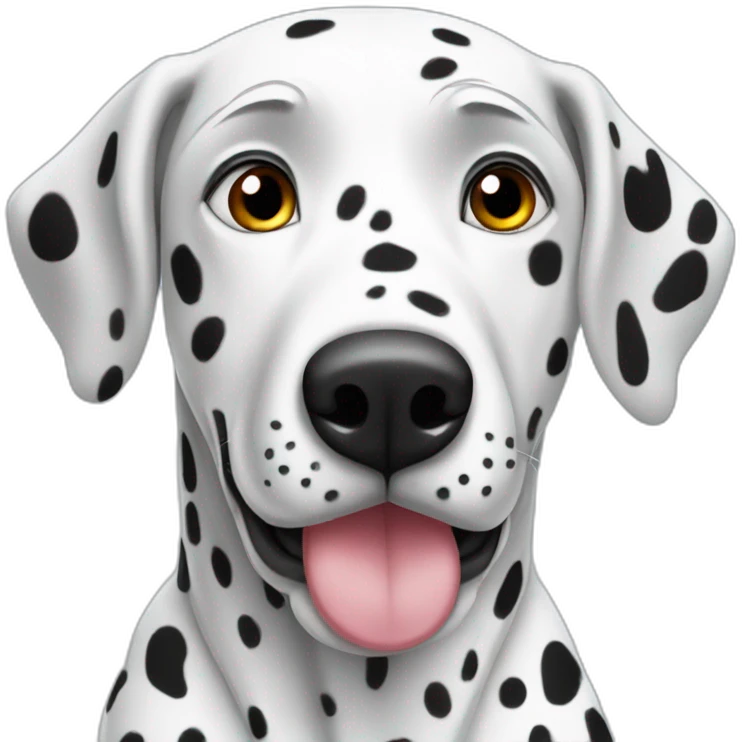 2 dalmatians in love emoji