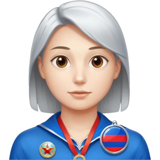 russia sport silver medal emoji