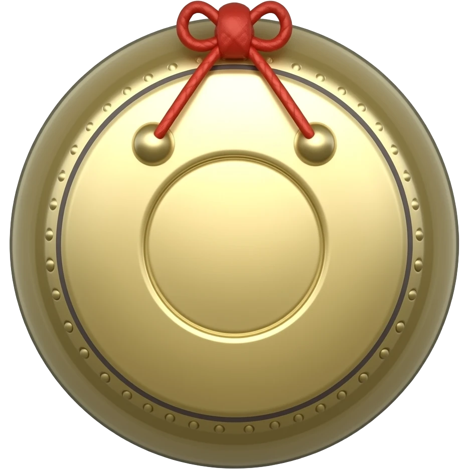 i want a simple gong emoji for the field description in instagram emoji