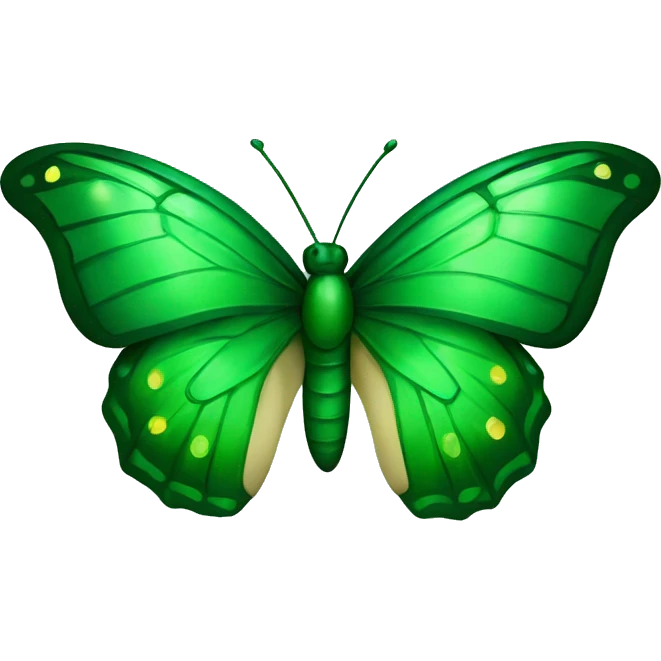 Emerald green butterfly iphone emoji emoji