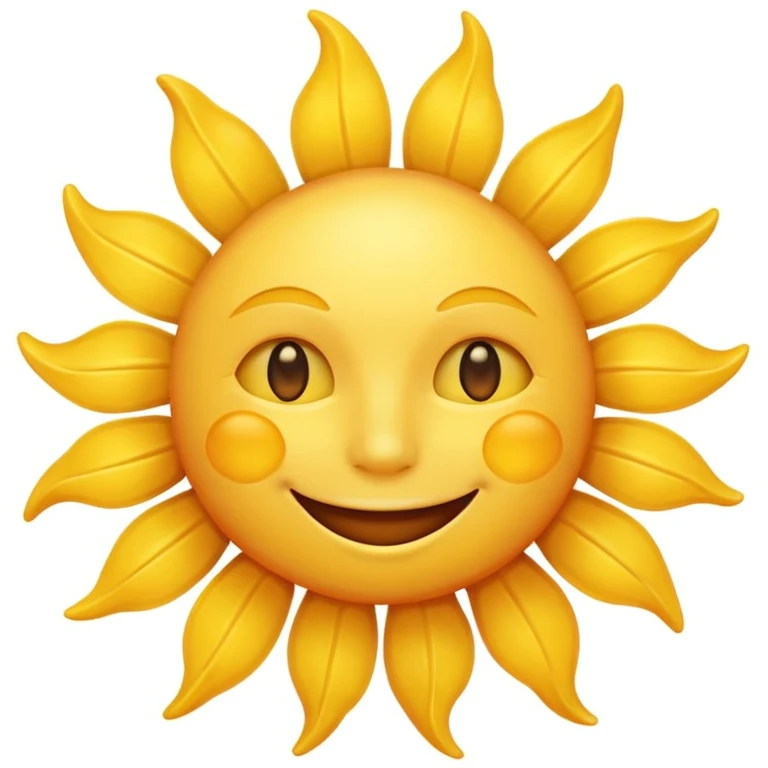 smiling sun emoji