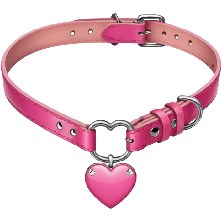 pink collar hati emoji