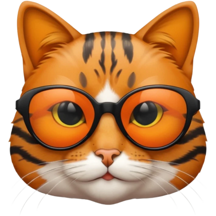 Cat wearing sunglasses emoji