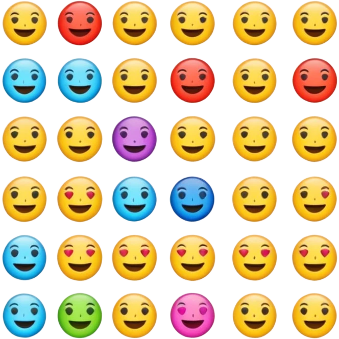 Crea emojis de diseño artístico  emoji