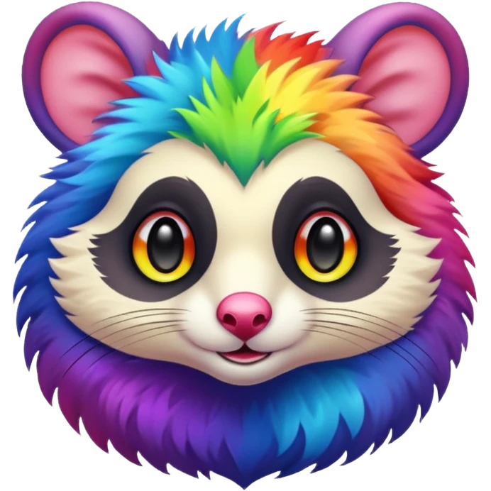 rainbow possum emoji