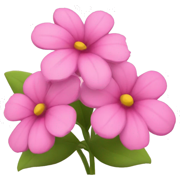 Pink Flowers emoji