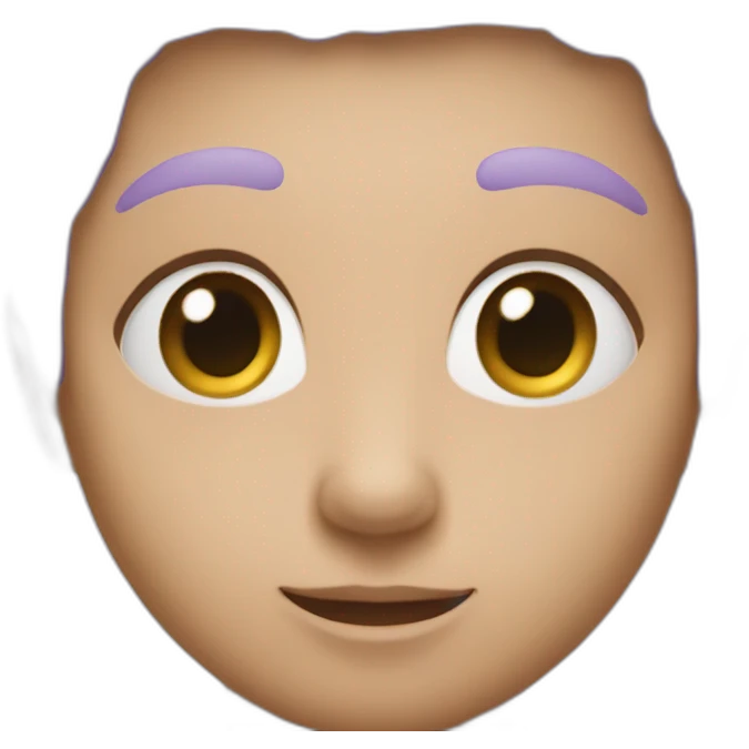 pastel purple heard emoji
