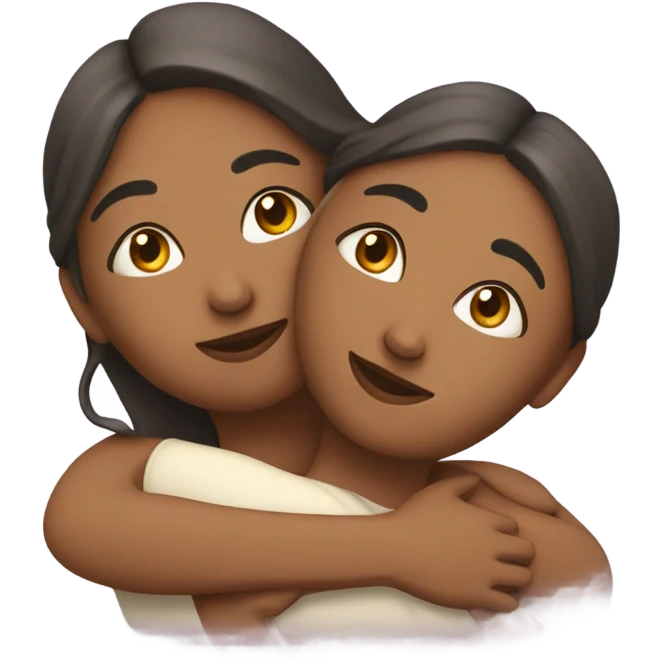 soft lesbian cuddles emoji
