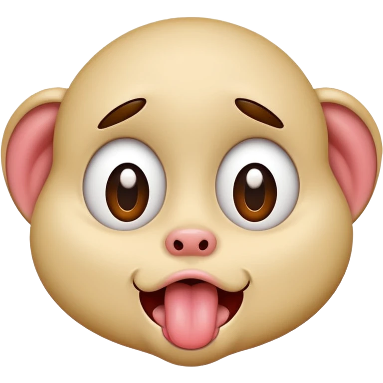 face with wide eyes and tongue out shaking emoji