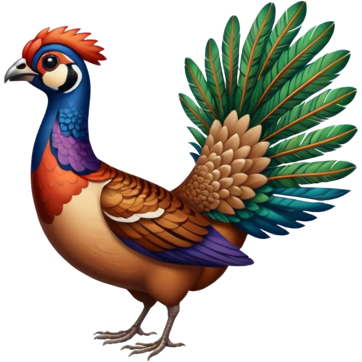 pheasant cute emoji
