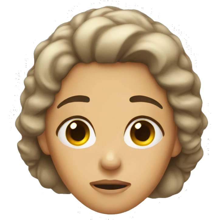 Exhausted woman emoji