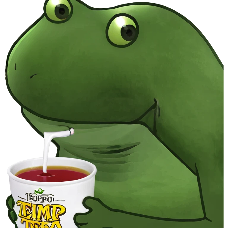 kermit sipping tea emoji
