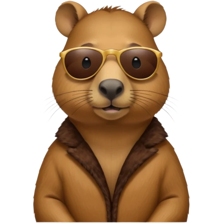 Capibara with sunglasses emoji