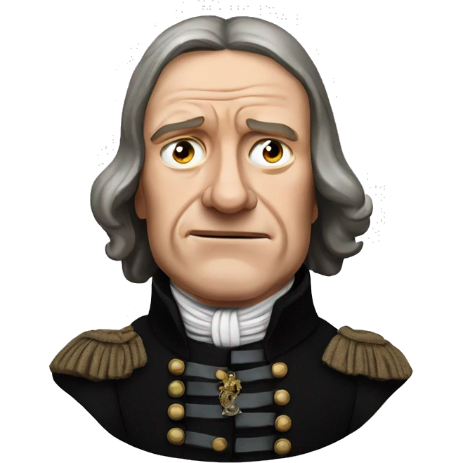 Oliver Cromwell with cry emoji
