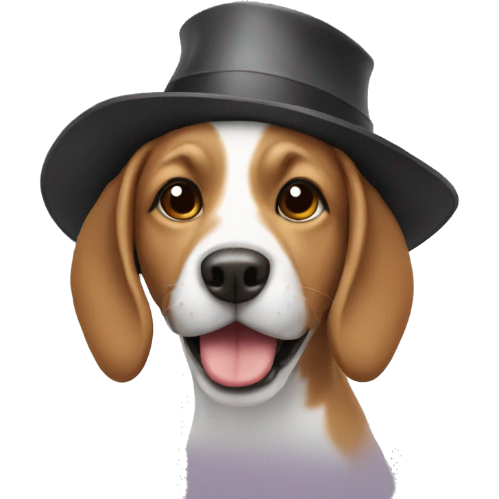 dog in a hat emoji