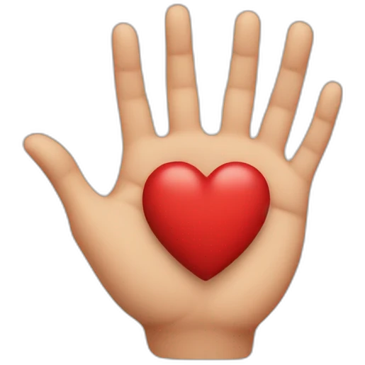 hands heart emoji