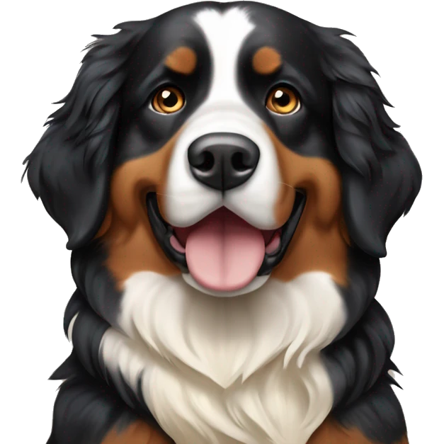 Bernese mountain dog with cream golden retriever  emoji